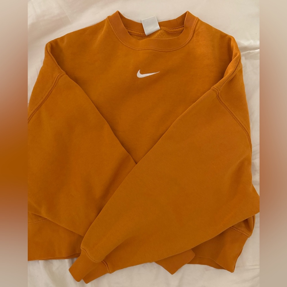 Nike Women's Bold Orange Crew Neck Sweater